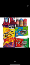 Load image into Gallery viewer, Deluxe Pickle Kit w/ mexican Cheetos
