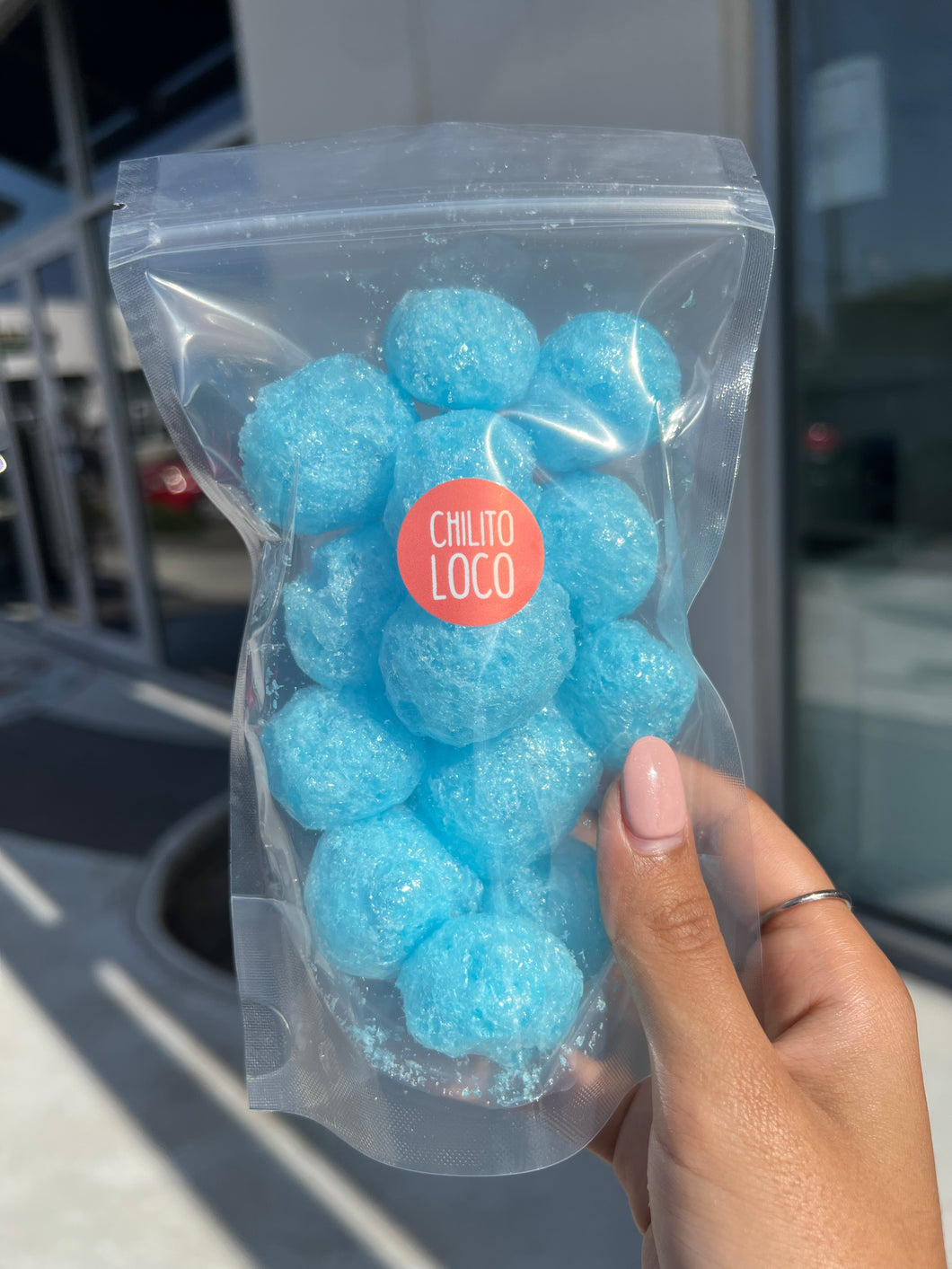 Limited Edition Blue Razz Puff balls
