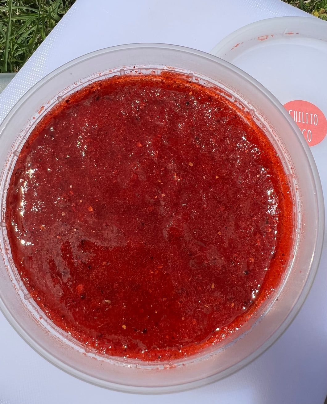 Strawberry Rim paste/ chamoy dip