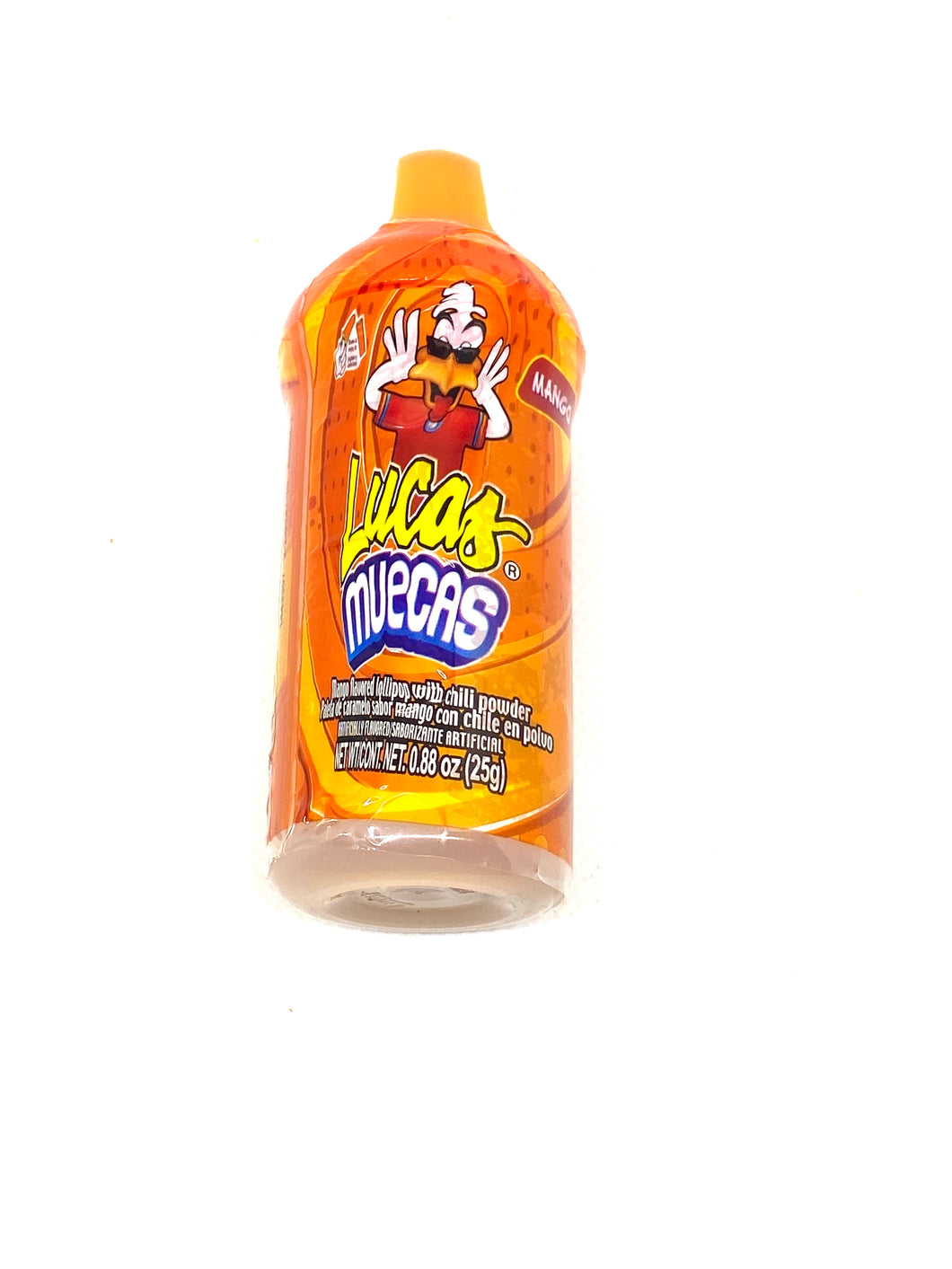 Lucas muecas orange is mango flavor