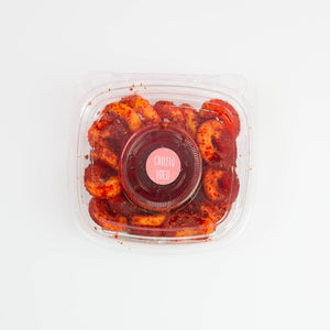 Peach Rings with Chamoy
